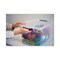Rubbermaid 13.37 in. x 18.75 in. x 10.5 in. 30-Quart Clever Store Basic Latch-Lid Container - Clear